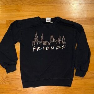 FRIENDS Black Crewneck Sweatshirt